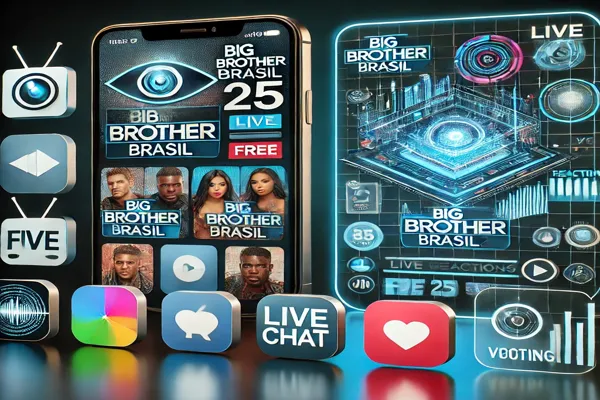 Aplicativos para assistir o BBB 25 ao vivo grátis
