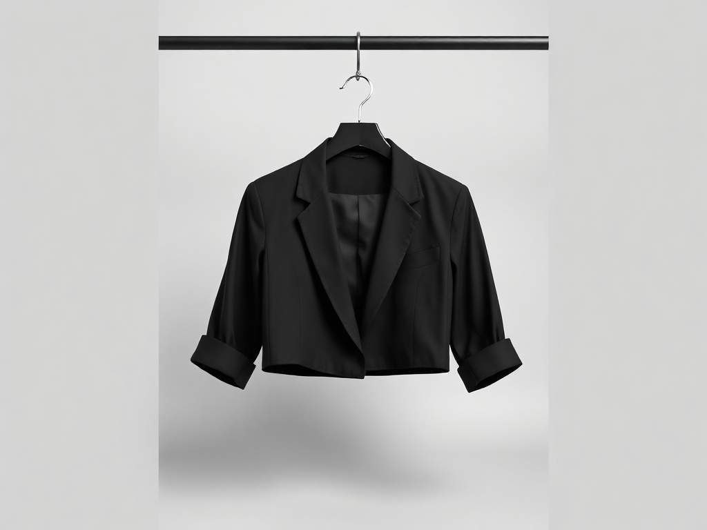 Blazer Cropped Preto