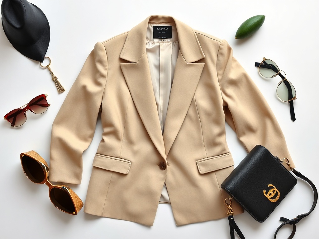 Blazer Bege Oversized
