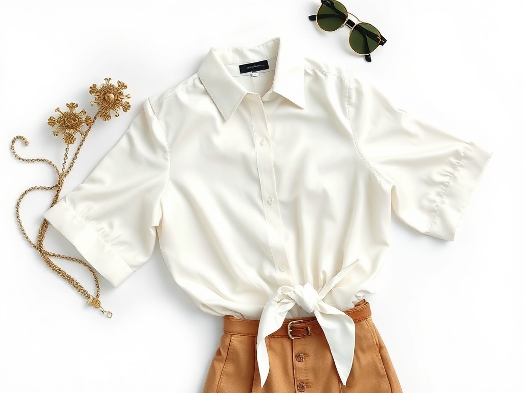Blusa de Seda Branca