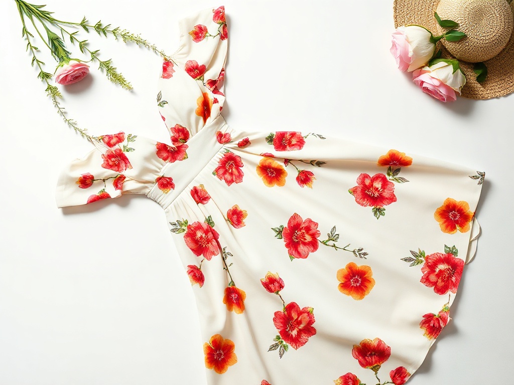 Vestido Midi Estampado