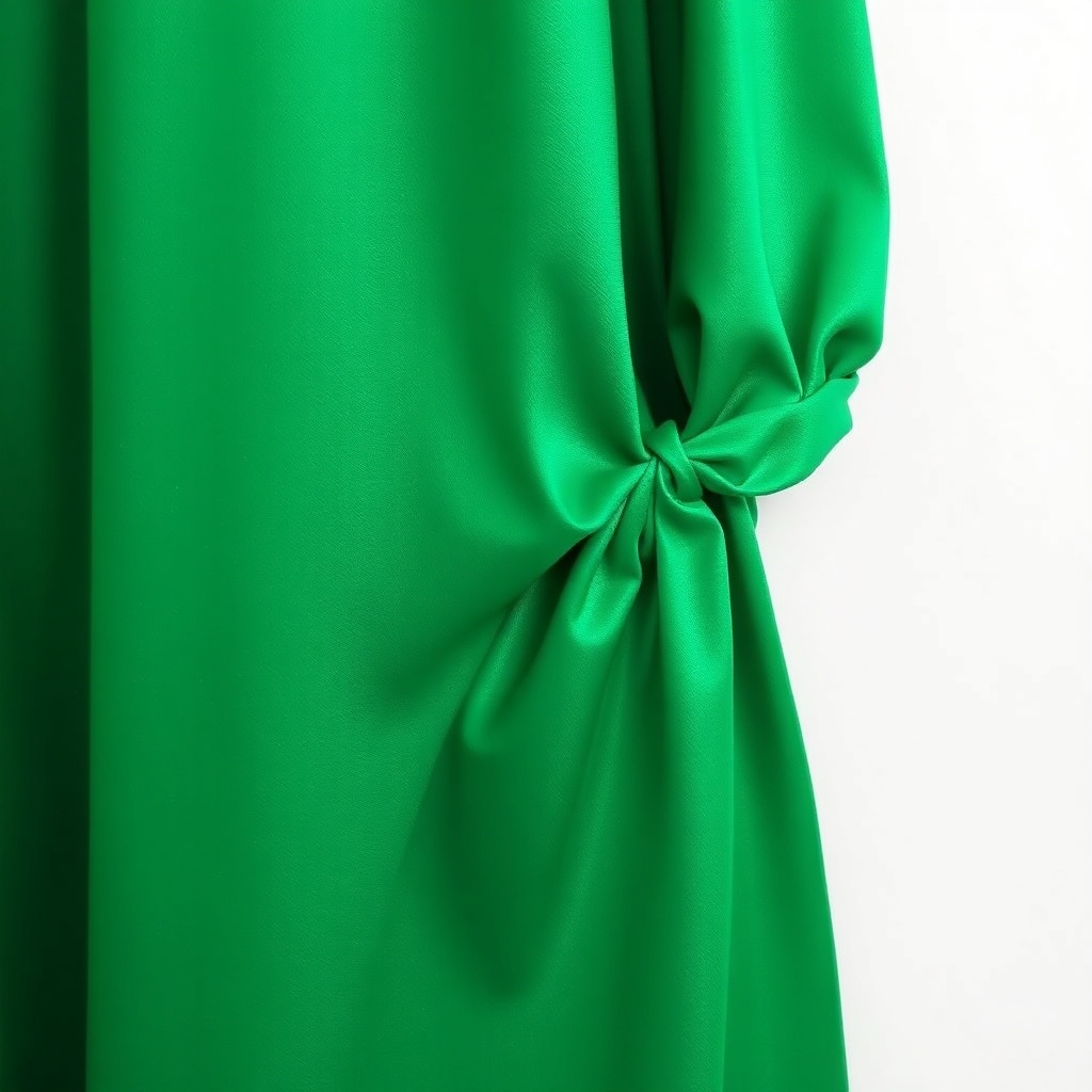 Vestido Slip Satin Verde