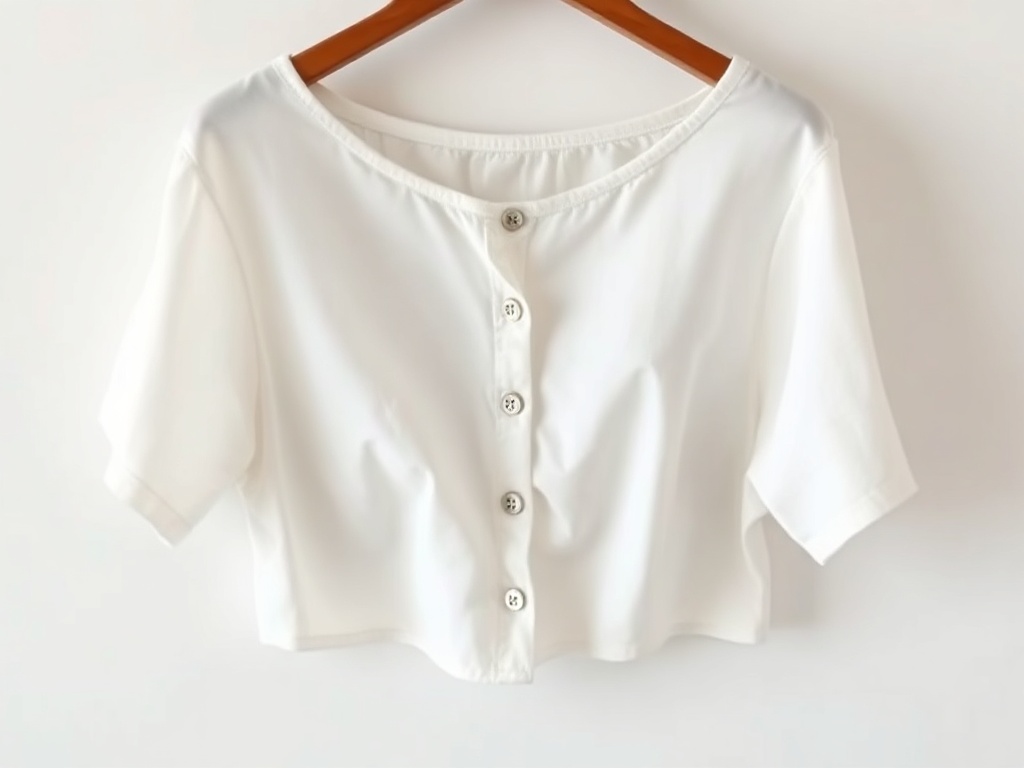 Crop Top Linho Branco